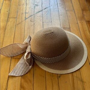 David and young Tan Sun Hat with Bow